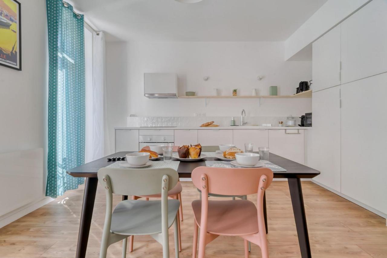 O'Dock - Bel Appartement Dans Le Quartier Des Docks Et De La Joliette Marsilya Dış mekan fotoğraf